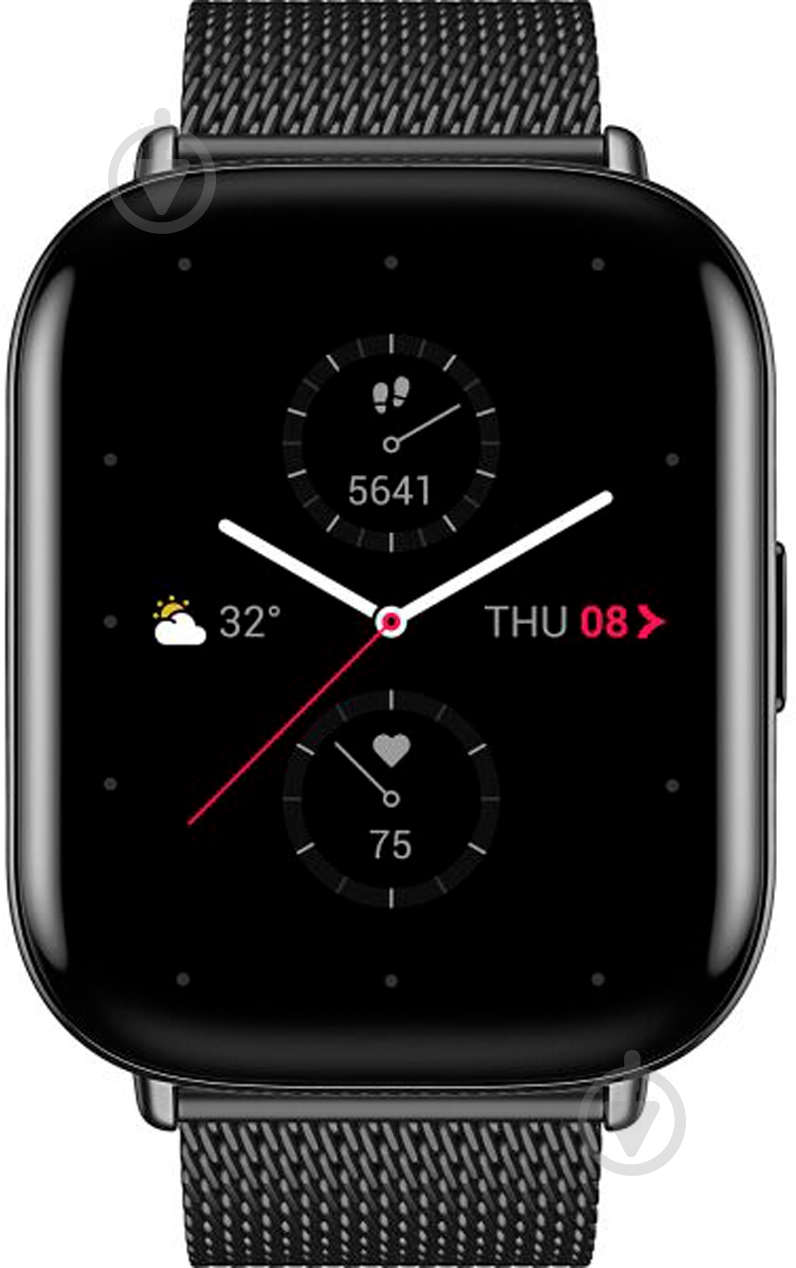 Смарт-годинник ZEPP E Smart Watch Square Screen metallic black - фото 1