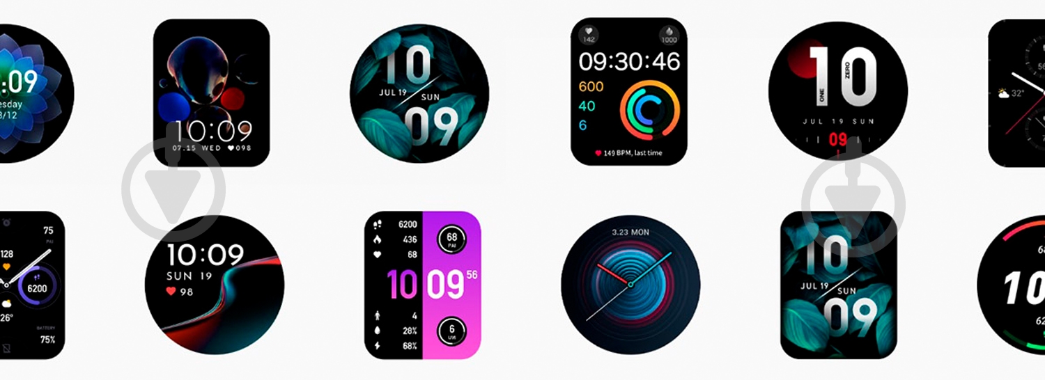 Смарт-годинник ZEPP E Smart Watch Square Screen metallic black - фото 12