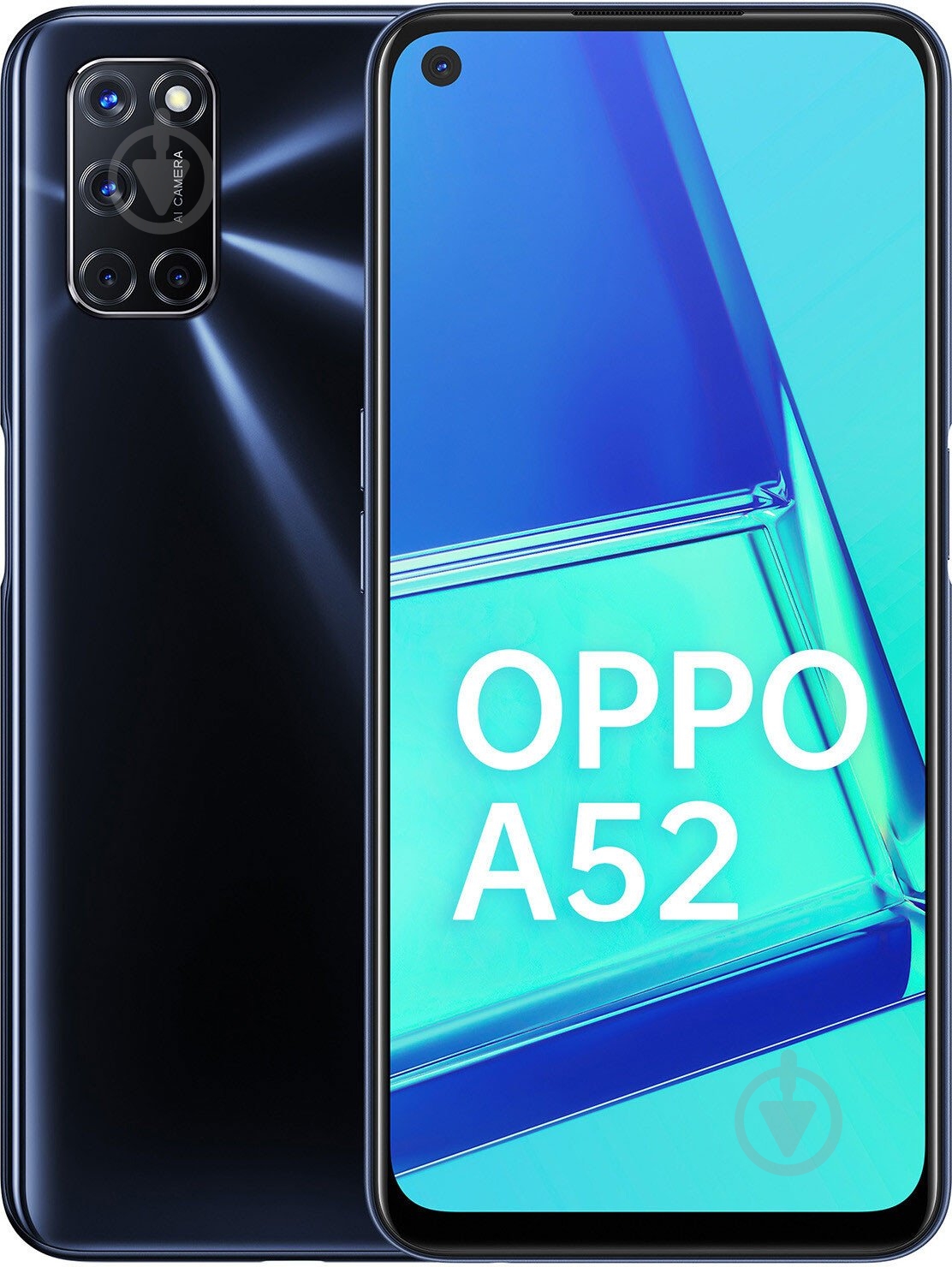 Смартфон OPPO A52 4/64GB black (CPH2069) - фото 1