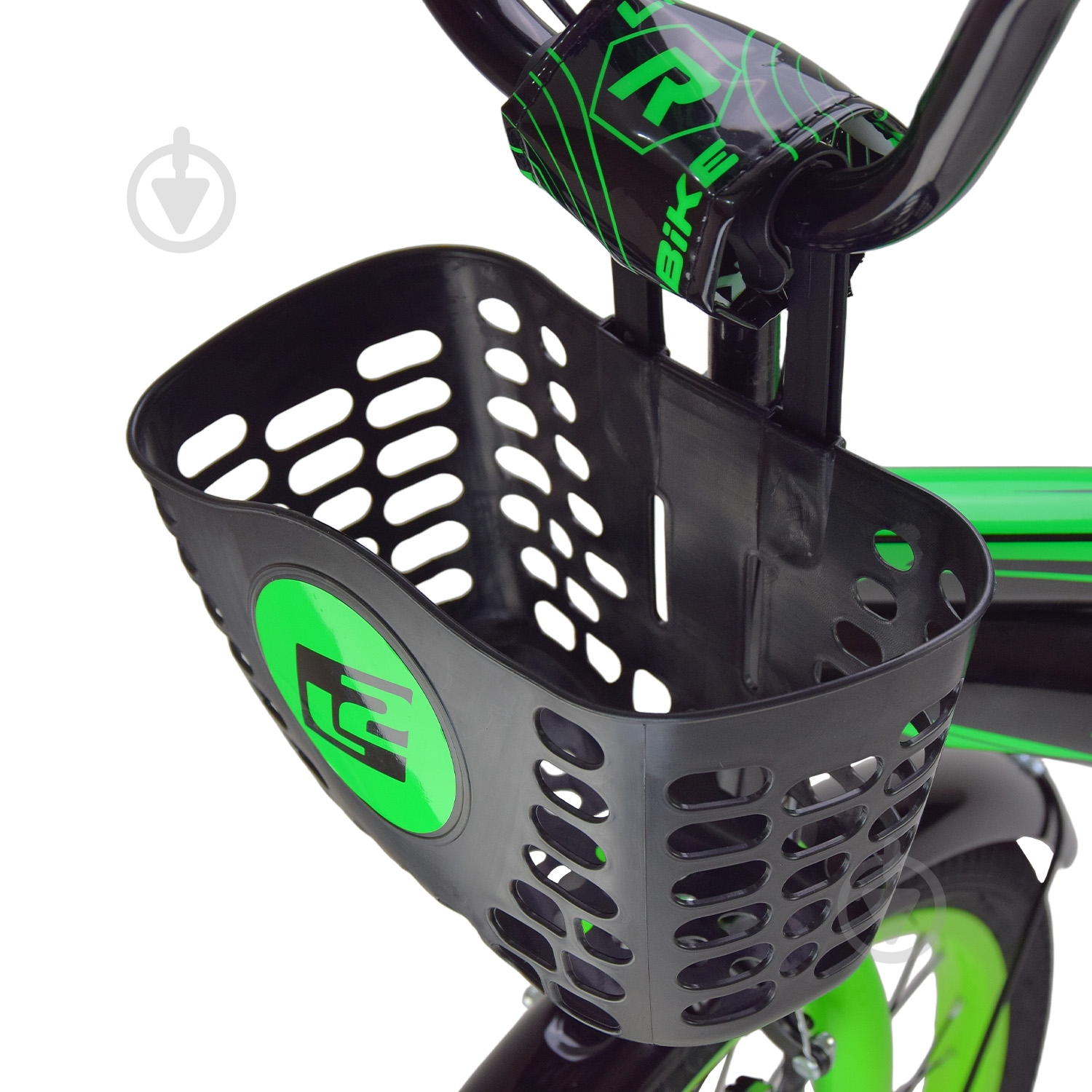 ᐉ Велосипед дитячий Like2bike Dark Rider 20'' чорно-зелений