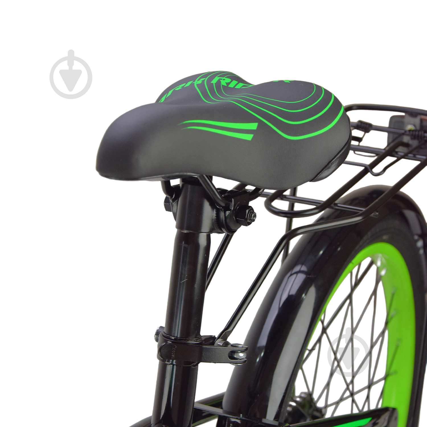 ᐉ Велосипед дитячий Like2bike Dark Rider 20'' чорно-зелений