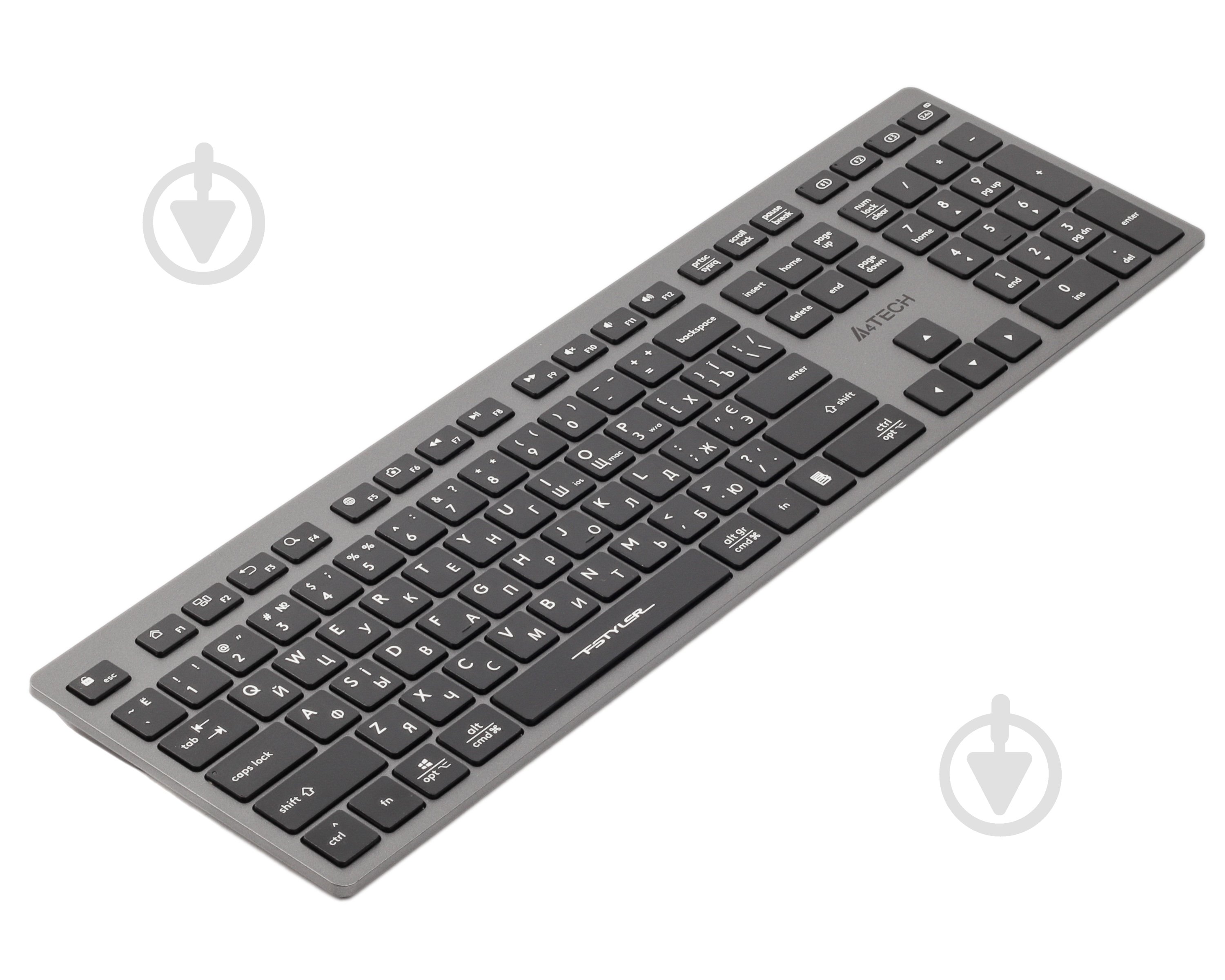 Клавіатура A4Tech (FBX50C (Grey)) з ножичним перемикачем grey - фото 4