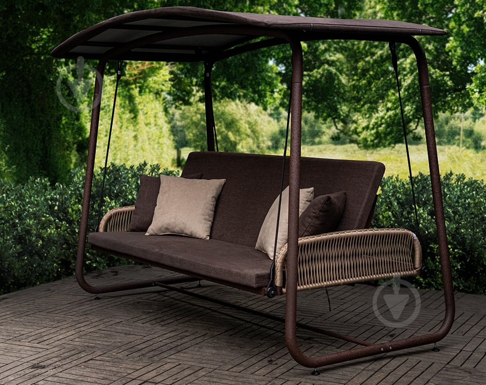 Качели Альваро коричневый - фото 2
