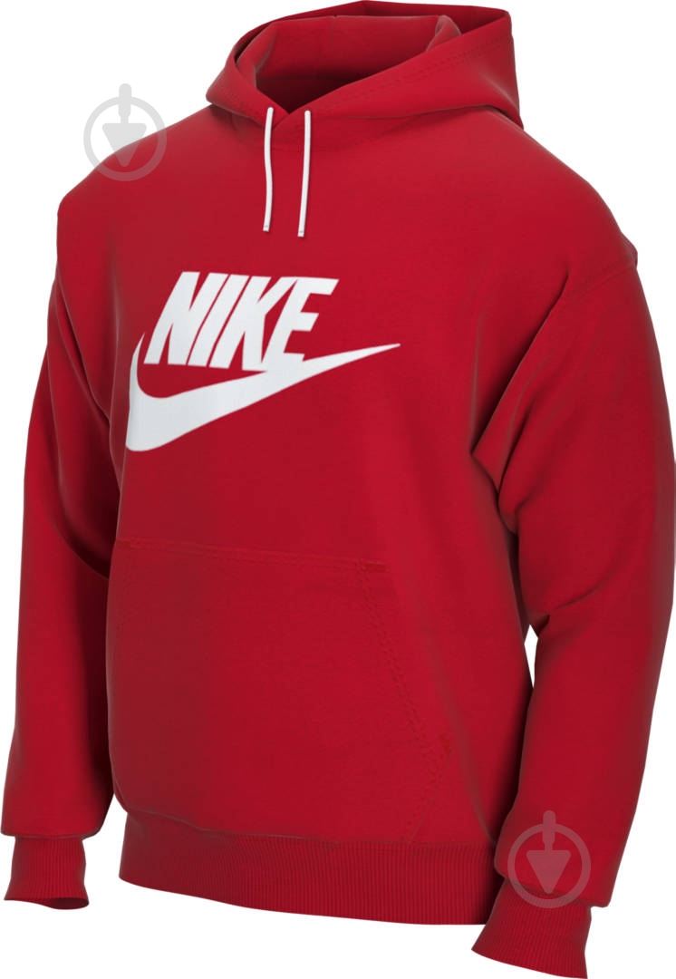 Джемпер Nike M NSW CLUB HOODIE PO BB GX BV2973-657 р. L красный - фото 3