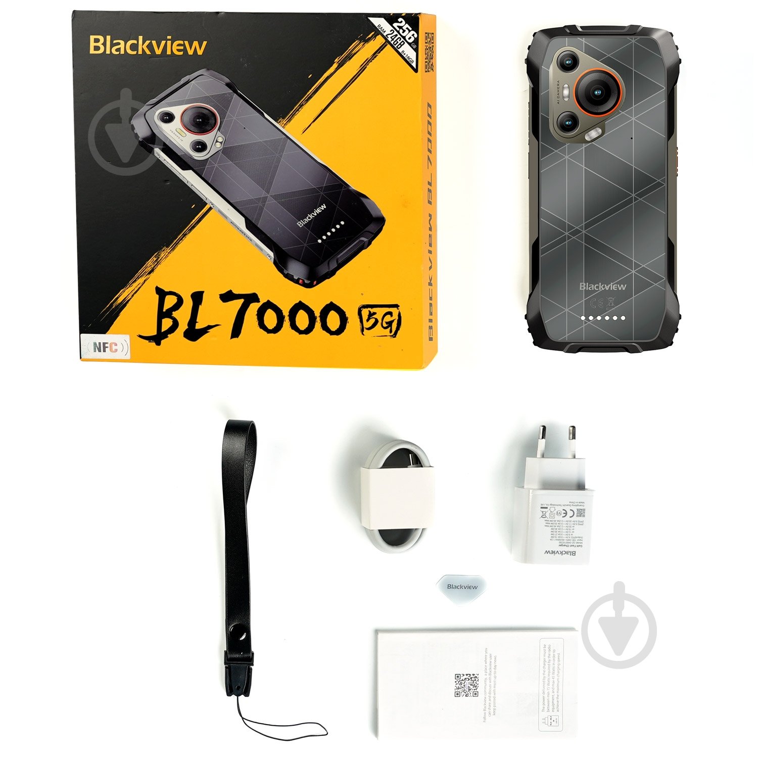 Смартфон Blackview 8/256GB black (BL7000_BK) - фото 9