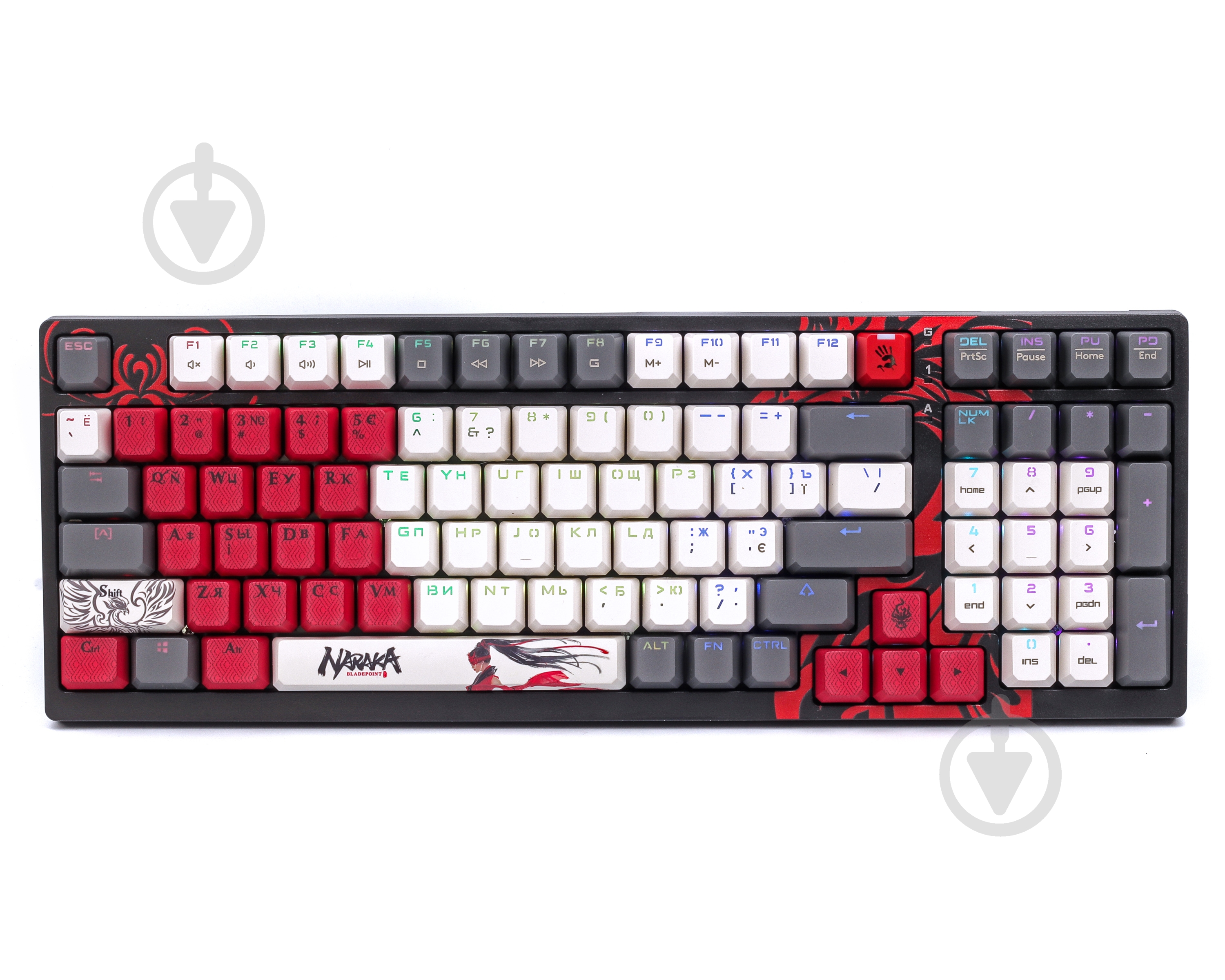 ᐉ Клавиатура игровая A4Tech (S98 Bloody (Naraka)) механічна, USB