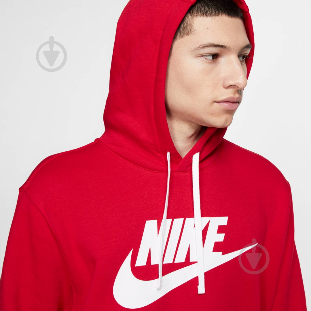 Джемпер Nike M NSW CLUB HOODIE PO BB GX BV2973-657 р. M красный - фото 6
