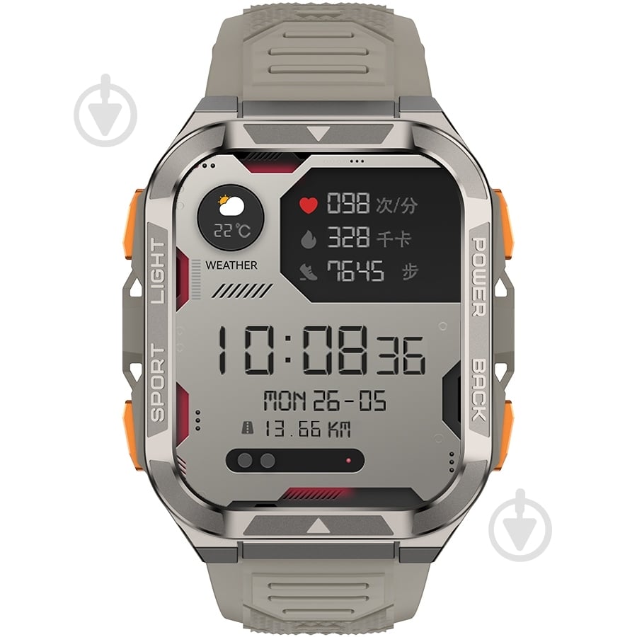 Смарт-часы Blackview W80 Pro Khaki (6931548324096) - фото 1