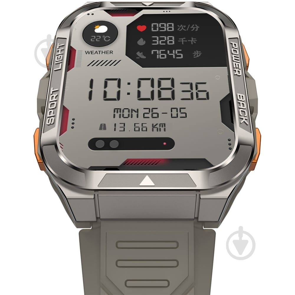 Смарт-часы Blackview W80 Pro Khaki (6931548324096) - фото 6