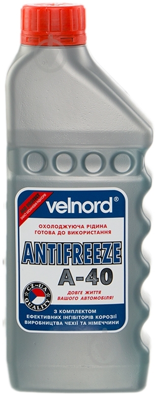 Антифриз Velvana А-40 до -40 °C готовый 1 л синий - фото 1
