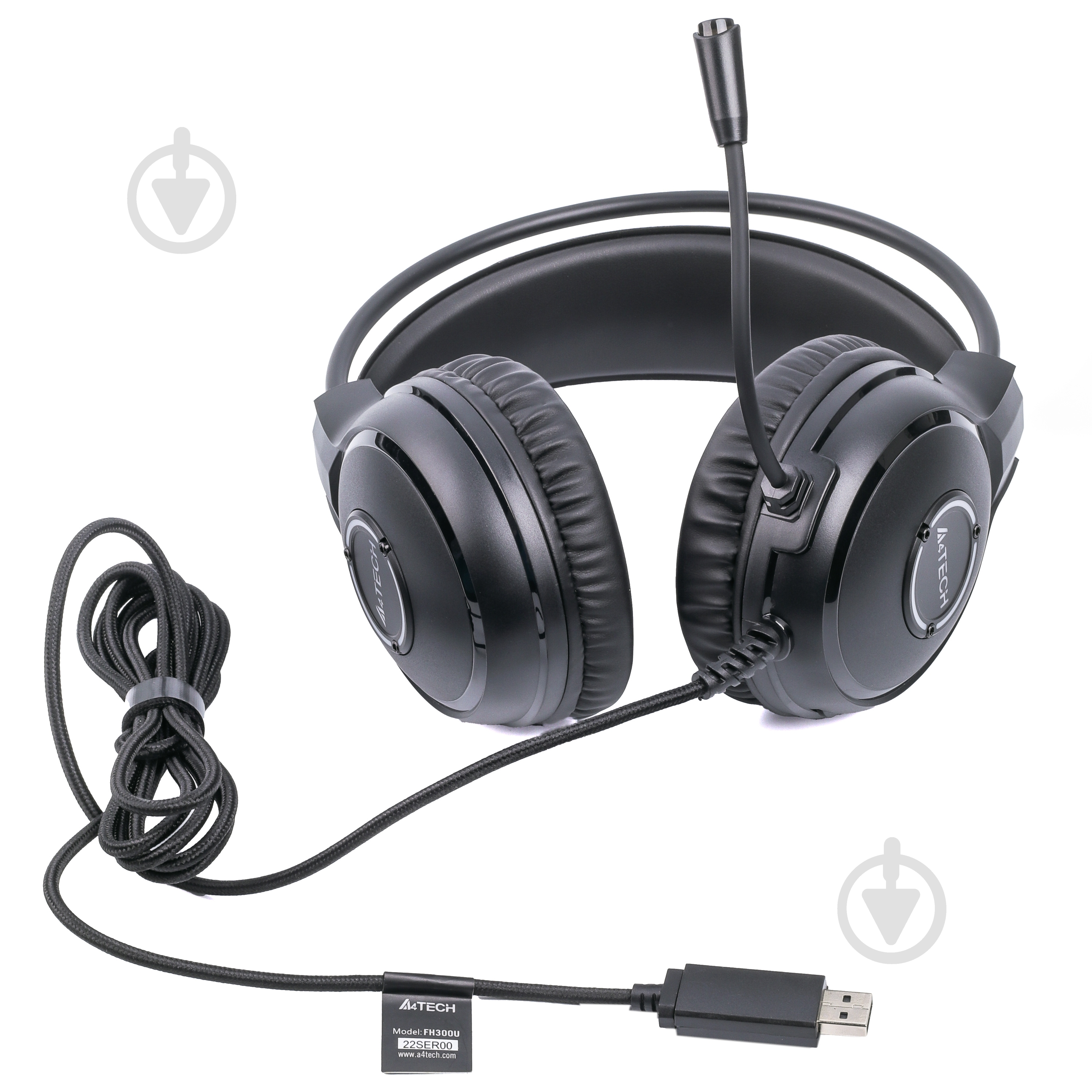 Гарнитура A4Tech black (FH300U (Black)) - фото 3