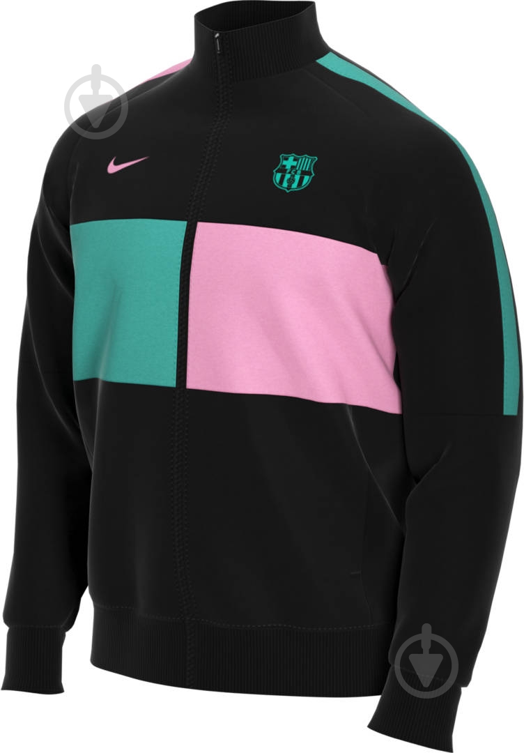 Джемпер Nike FCB M NK I96 ANTHM TRK JKT CL CK8555-010 р. L черный - фото 1