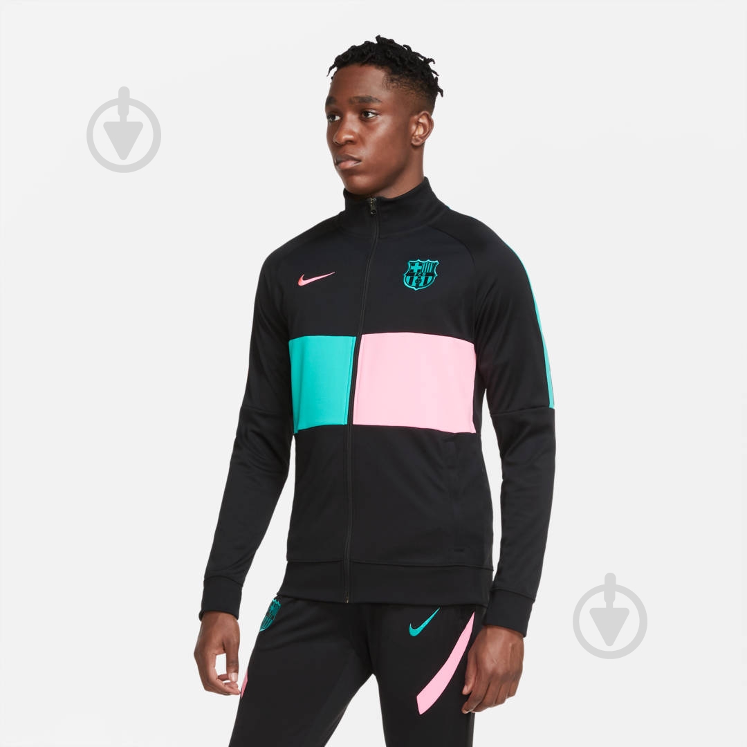 Джемпер Nike FCB M NK I96 ANTHM TRK JKT CL CK8555-010 р. L черный - фото 2