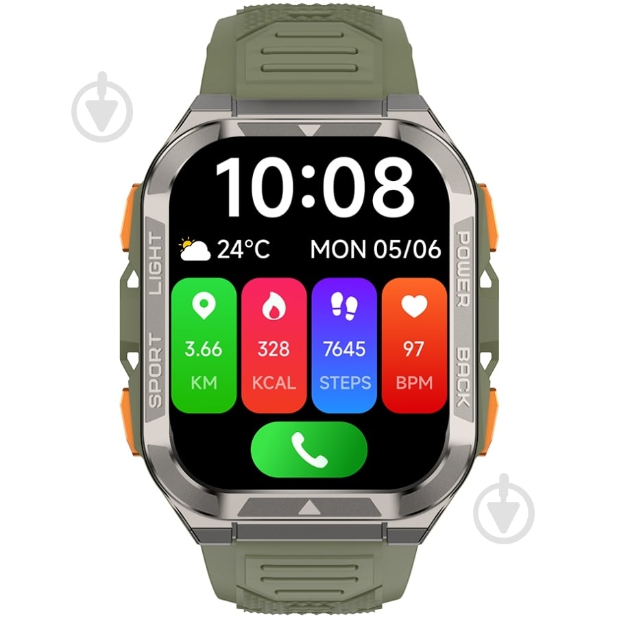 Смарт-часы Blackview W80 Pro Green (6931548324072) - фото 1 Смарт-часы Blackview W80 Pro Green (6931548324072) - фото 1