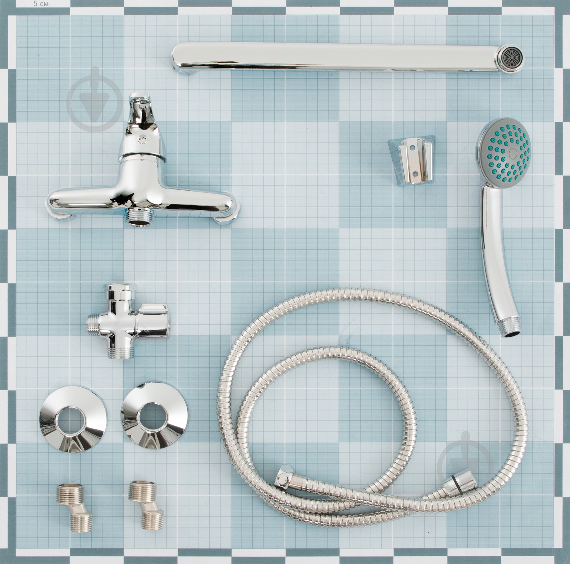 Змішувач для ванни Rubineta Optima-12/C O2CK08 - фото 4 Змішувач для ванни Rubineta Optima-12/C O2CK08 - фото 4