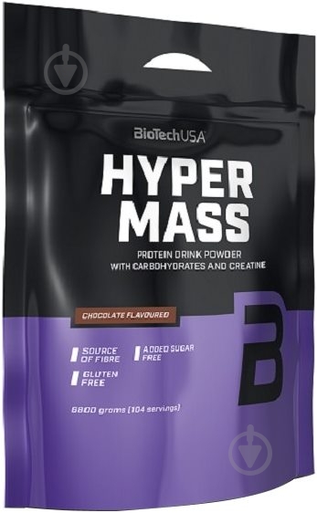 Гейнер Hyper Mass BioTechUSA Клубника 6,8 кг - фото 1 Гейнер Hyper Mass BioTechUSA Клубника 6,8 кг - фото 1
