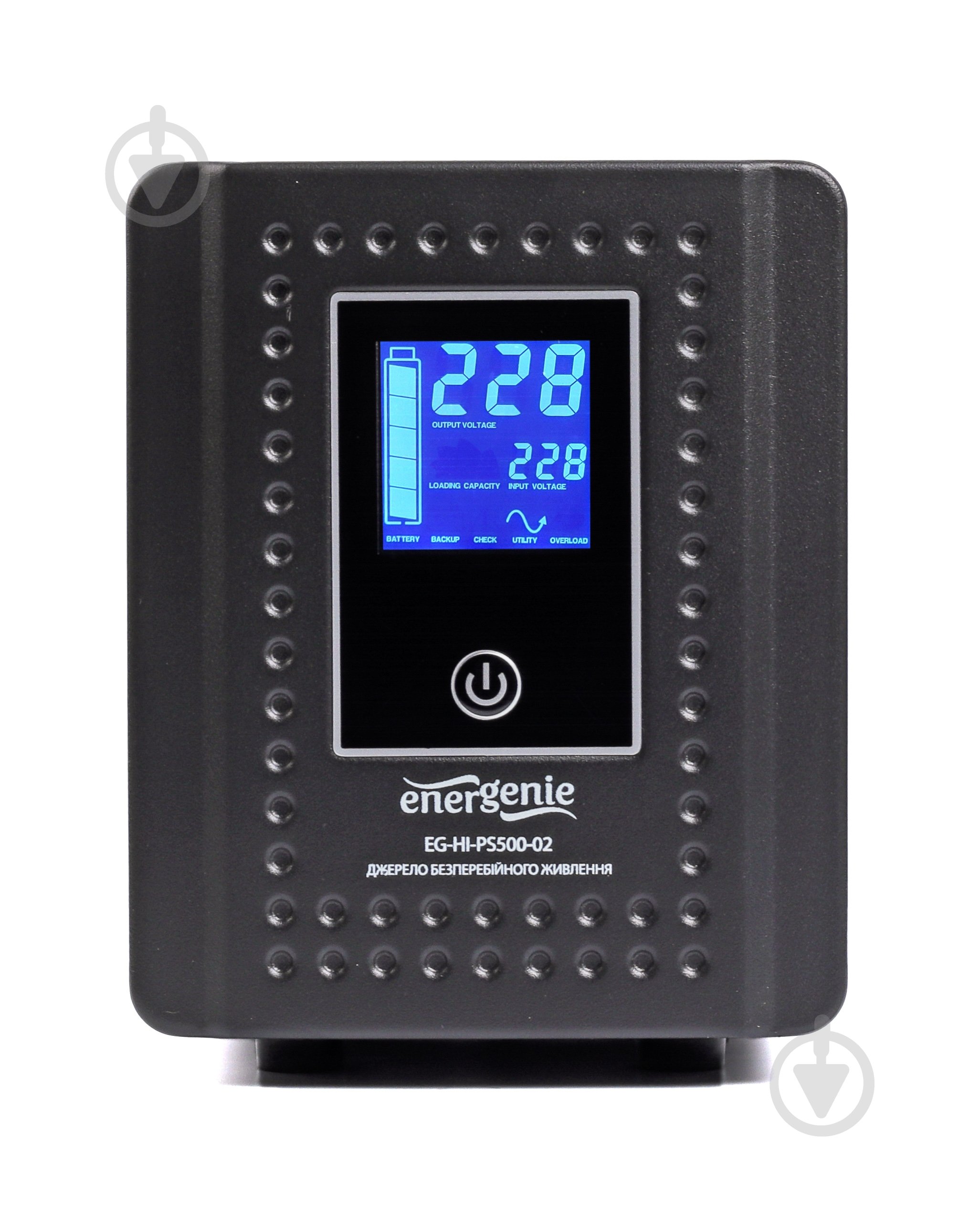 Источник бесперебойного питания (ИБП) EnerGenie 500VA линейный интерактивный EG-HI-PS500-02 - фото 2 Источник бесперебойного питания (ИБП) EnerGenie 500VA линейный интерактивный EG-HI-PS500-02 - фото 2
