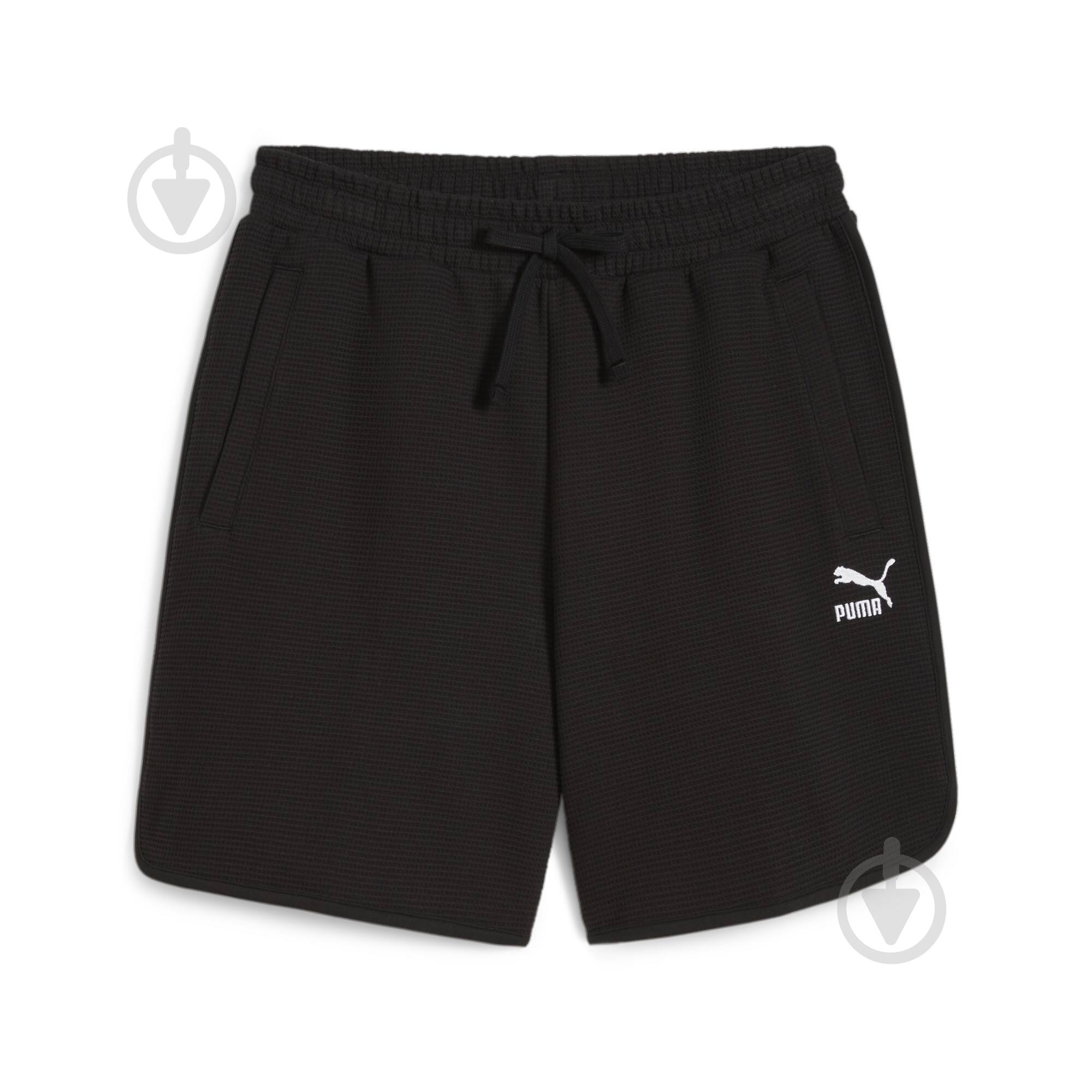 Шорты Puma CLASSICS WAFFLE SHORTS 7"" 62425201 р. M черный - фото 1