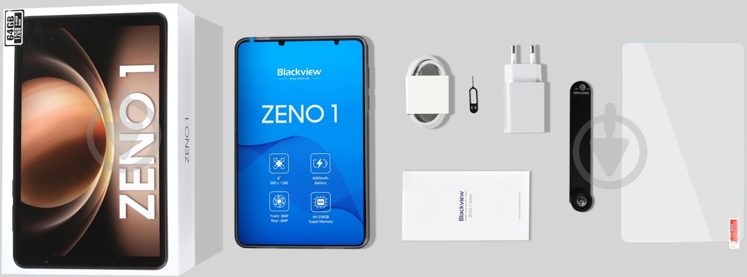 Планшет Blackview ZENO 1 8" 4/64GB Wi-Fi + LTE black (BV_ZENO1_4_64_BK) - фото 7