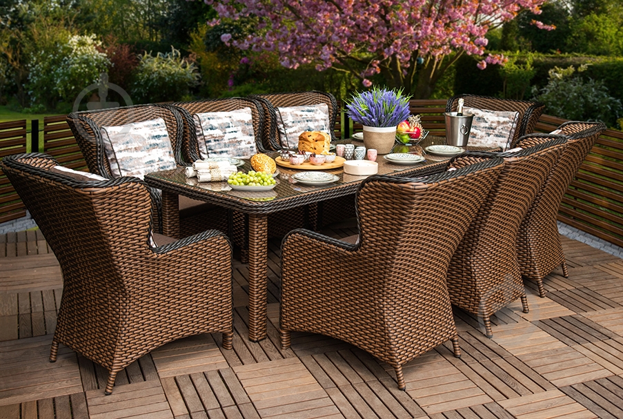 Комплект мебели Мадейра коричневый - фото 1