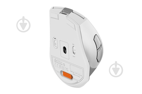 Мишка A4Tech BT+RF (Combo), USB, 2400 dpi white (FB35CS (Icy White)) - фото 5