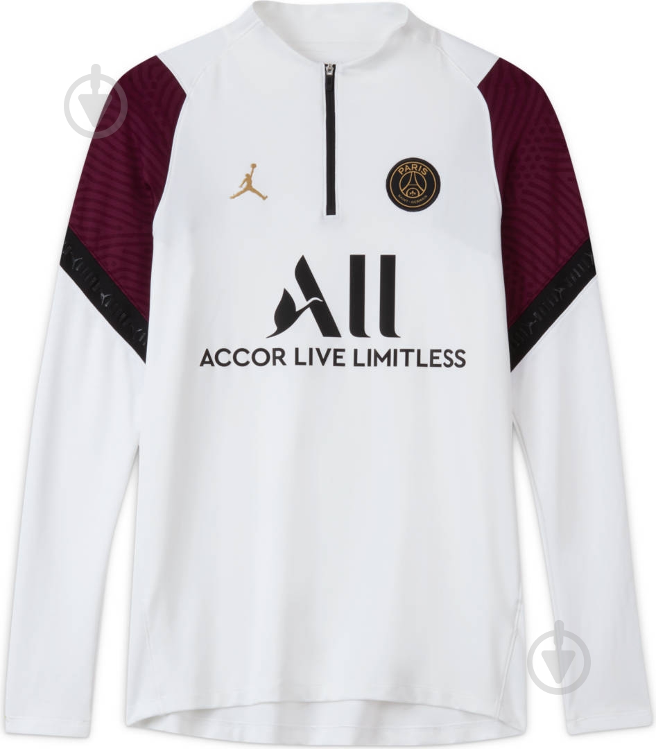Футболка Nike PSG M NK DRY STRK DRIL TOP CL CK9622-100 р.XL белый - фото 1