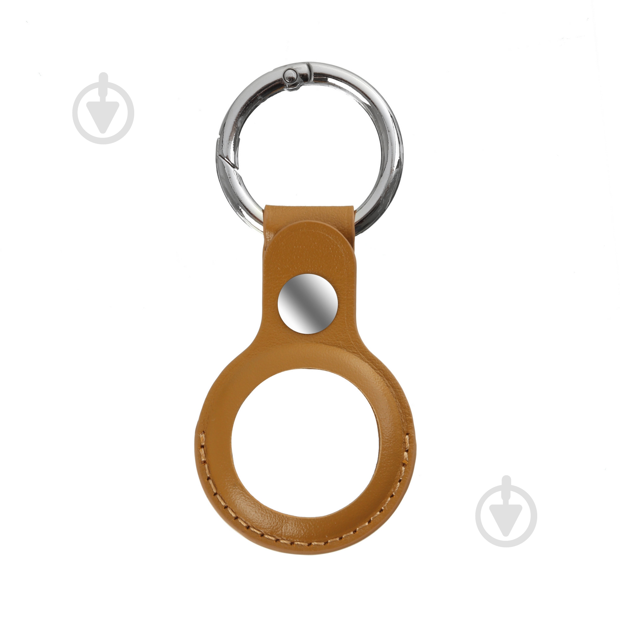 Чехол-брелок Armorstandart для AirTag Leather Ring Camel (ARM59114) - фото 1