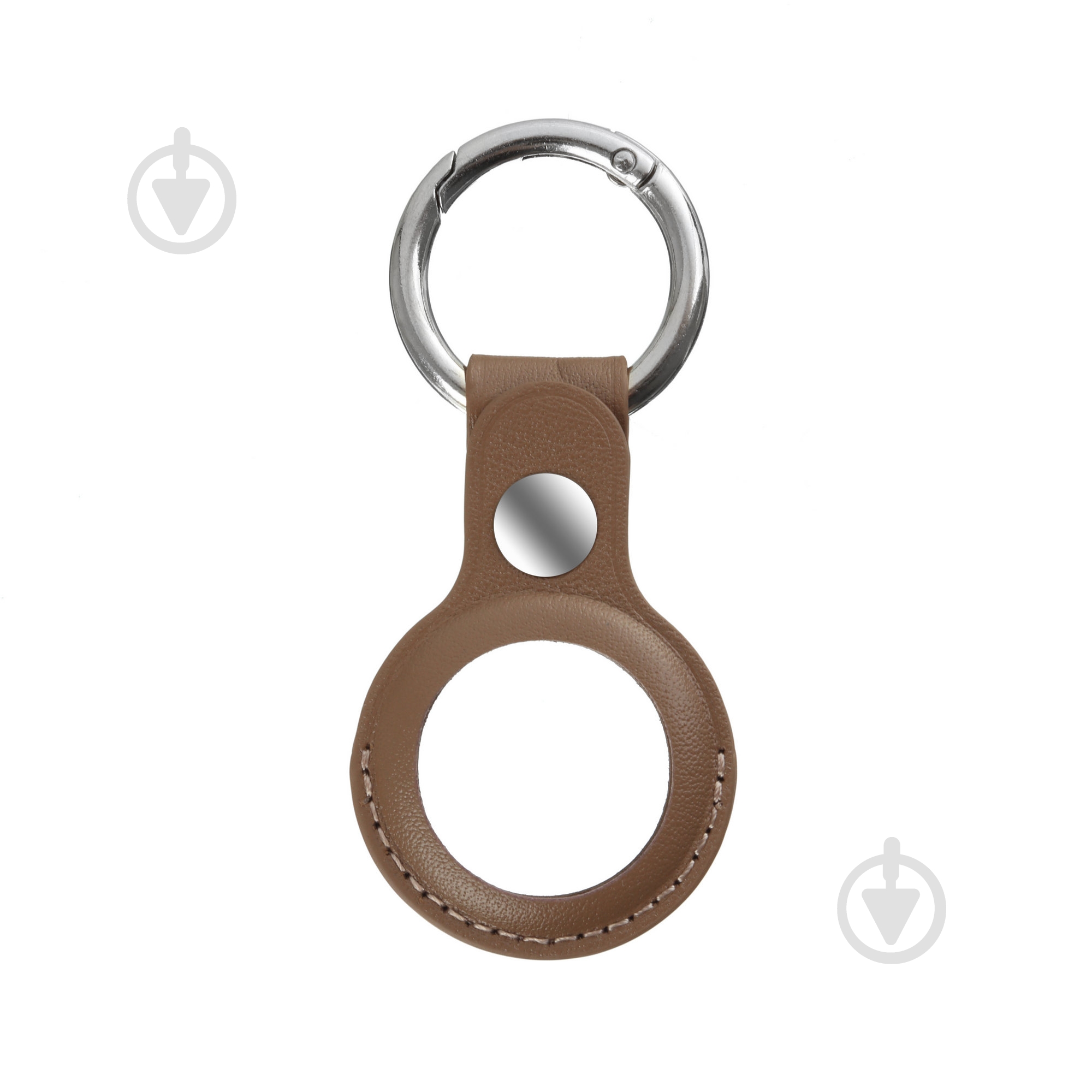 Чехол-брелок Armorstandart для AirTag Leather Ring Biege (ARM59112) - фото 1