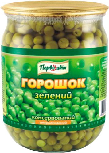 Зеленый горошек Первоцвіт 500 г - фото 1