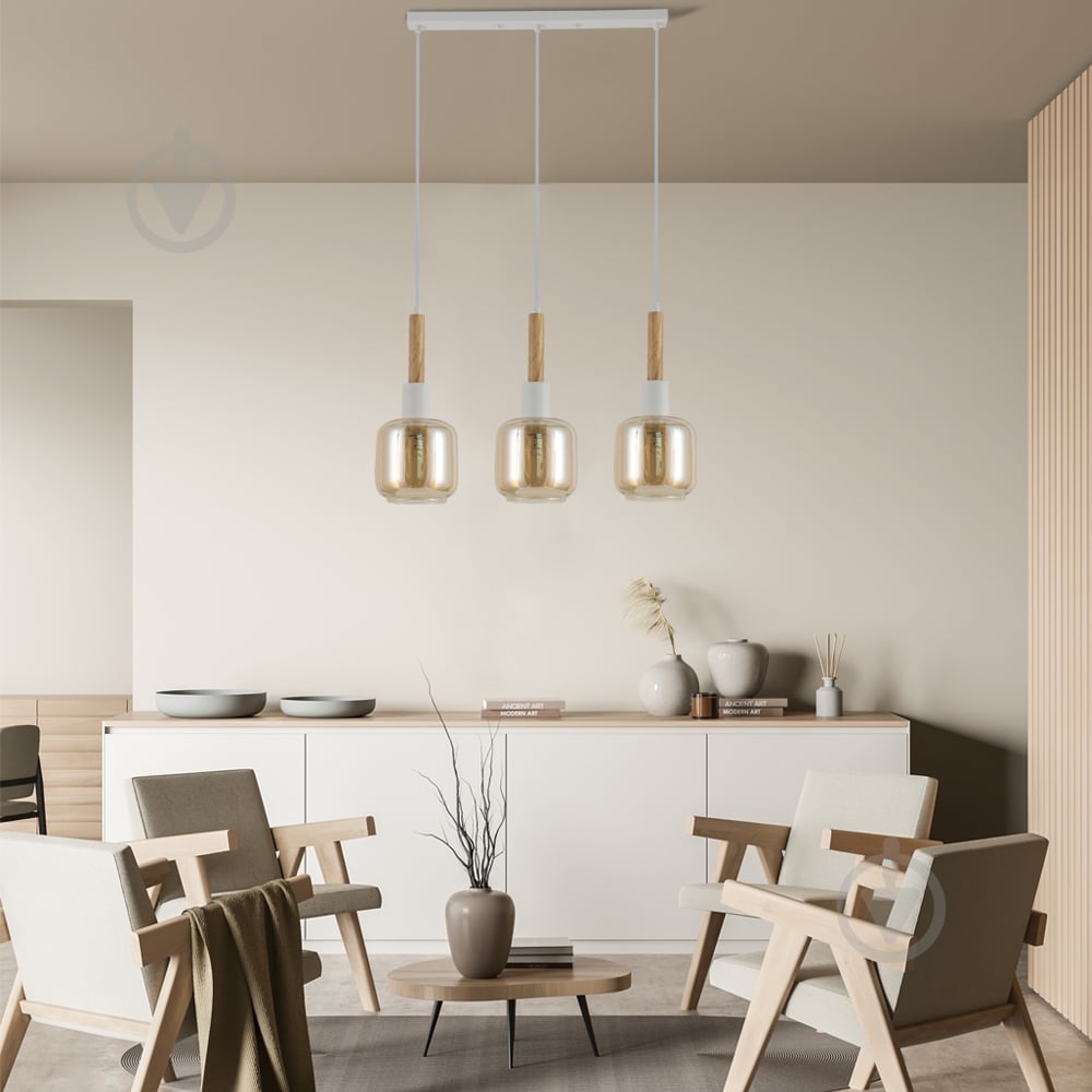 Люстра підвісна ARDERO Denver E14 золото/білий BL1411-2 - фото 3