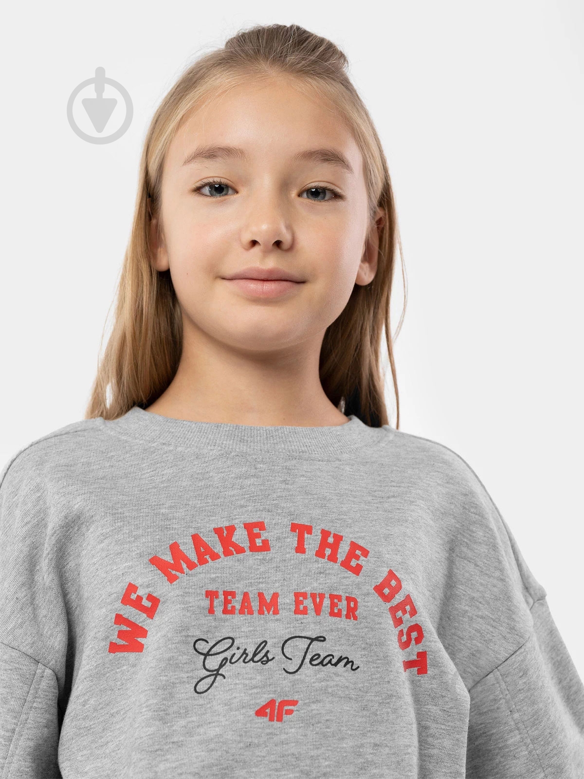 Свитшот 4F JBLD005-27 р.152 серый - фото 3