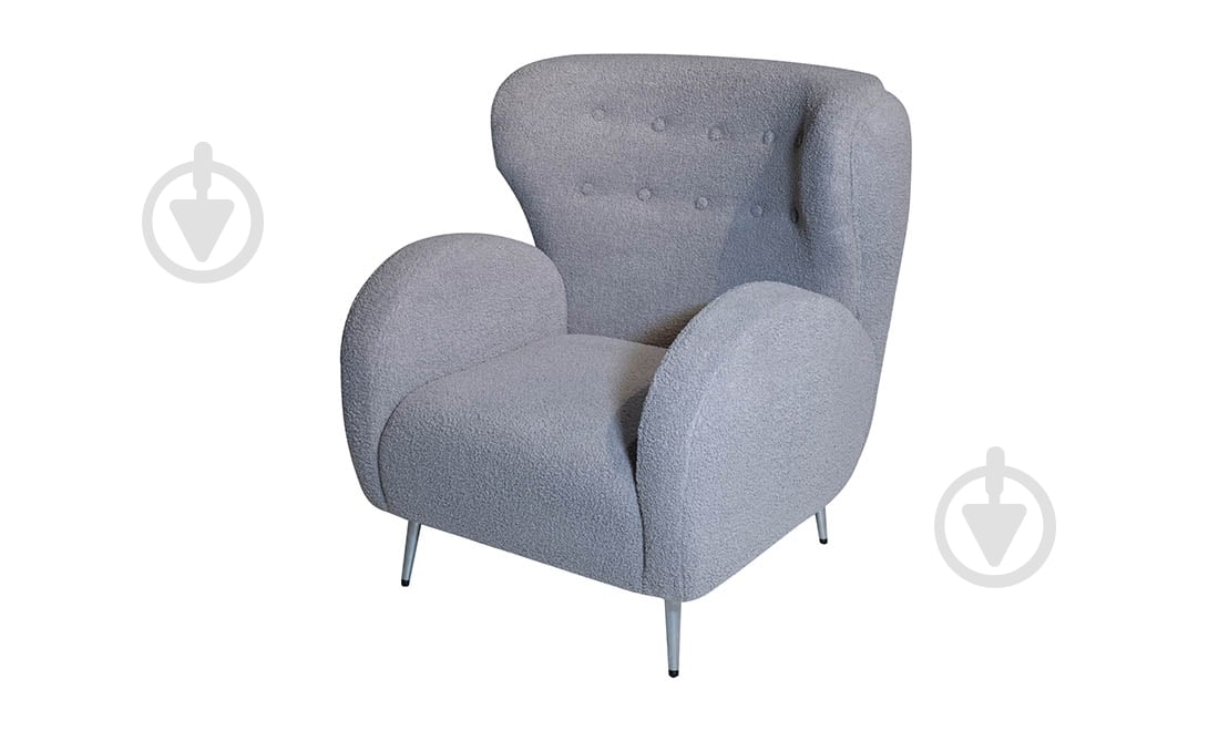 Кресло Prestol Камила серый - фото 3