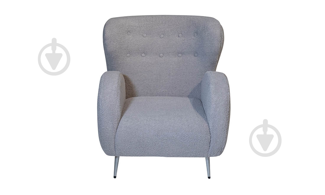 Кресло Prestol Камила серый - фото 2