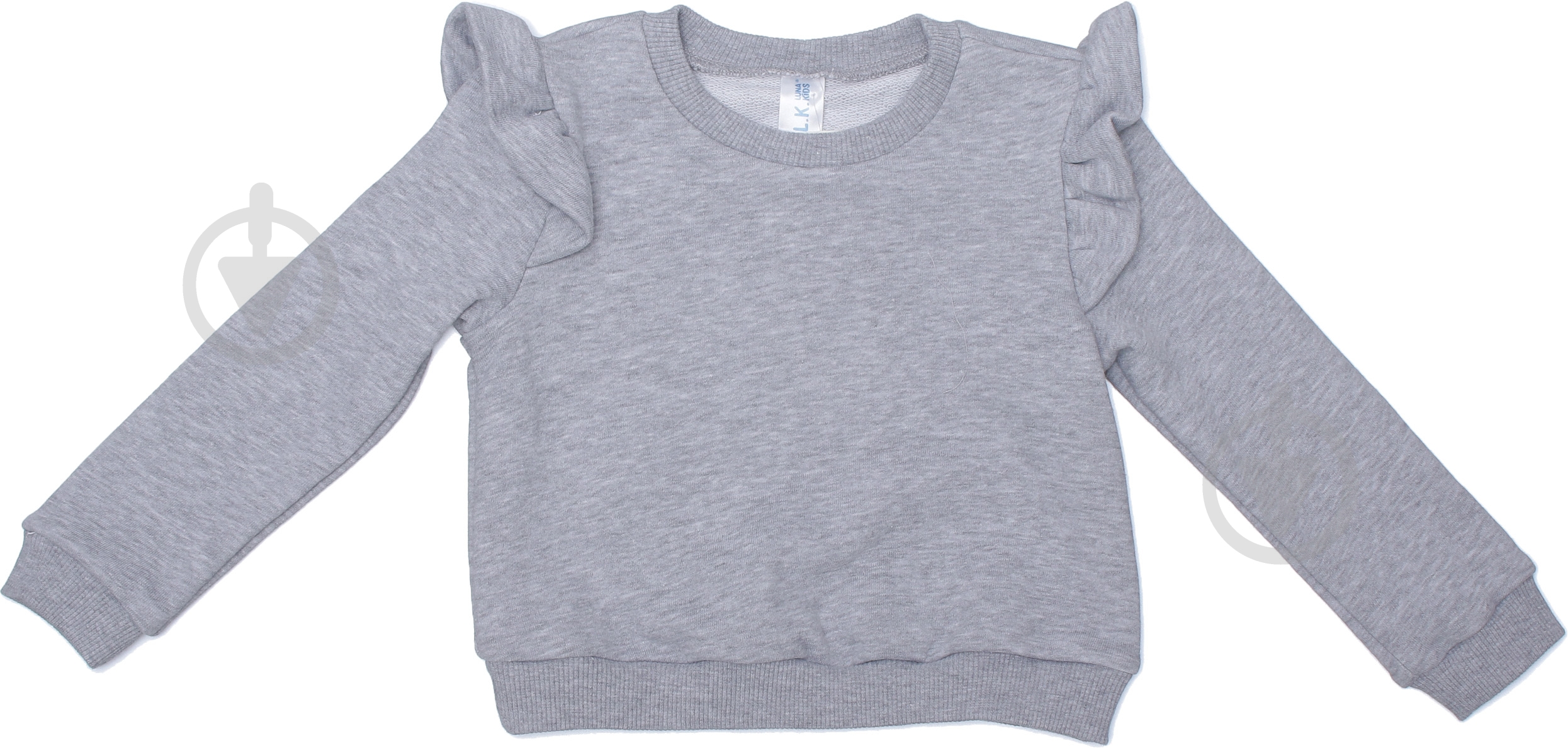 Реглан для девочки Luna Kids 4622/3 р.98 серый - фото 1 Реглан для девочки Luna Kids 4622/3 р.98 серый - фото 1