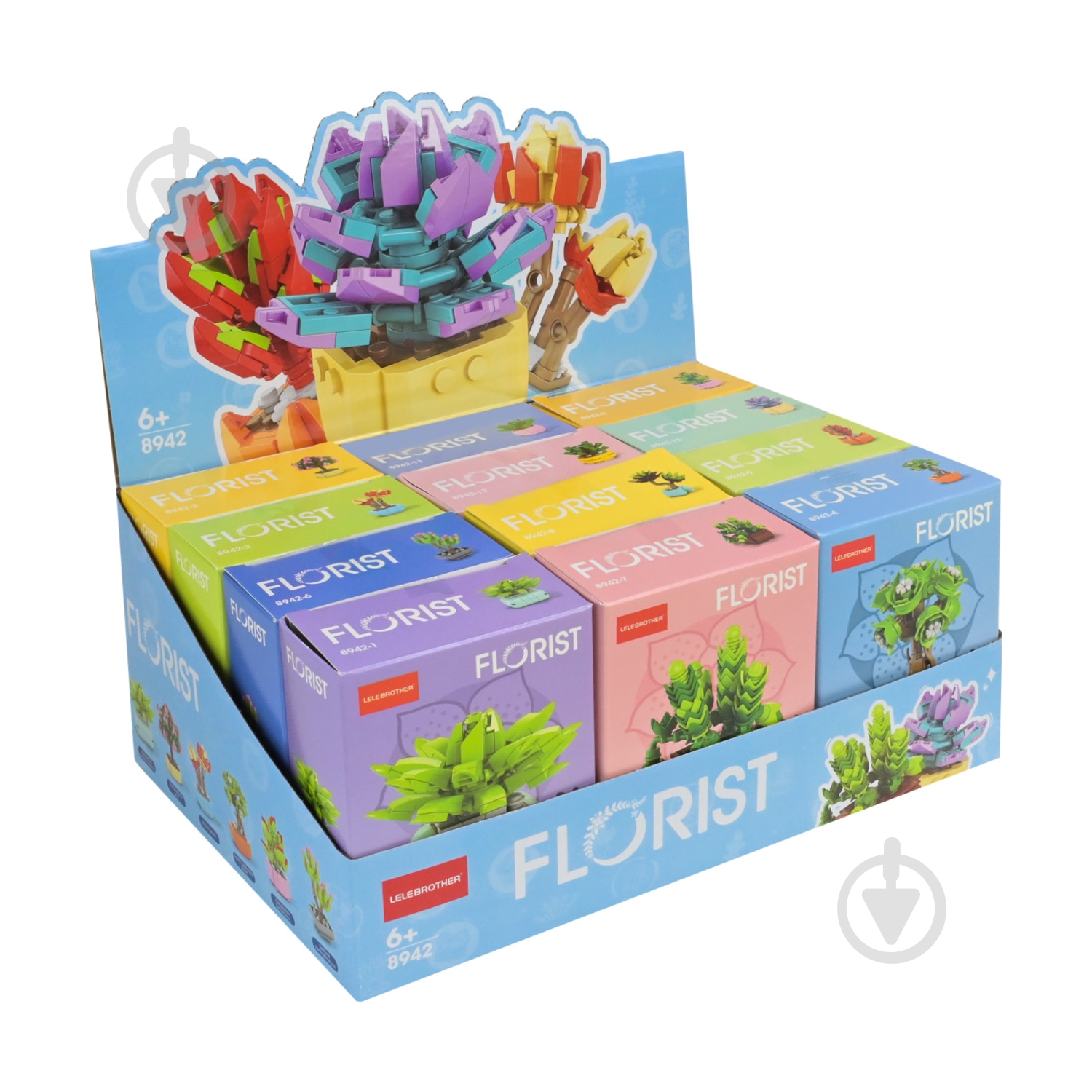 Конструктор Цветы 8942 - фото 15 Конструктор Цветы 8942 - фото 15