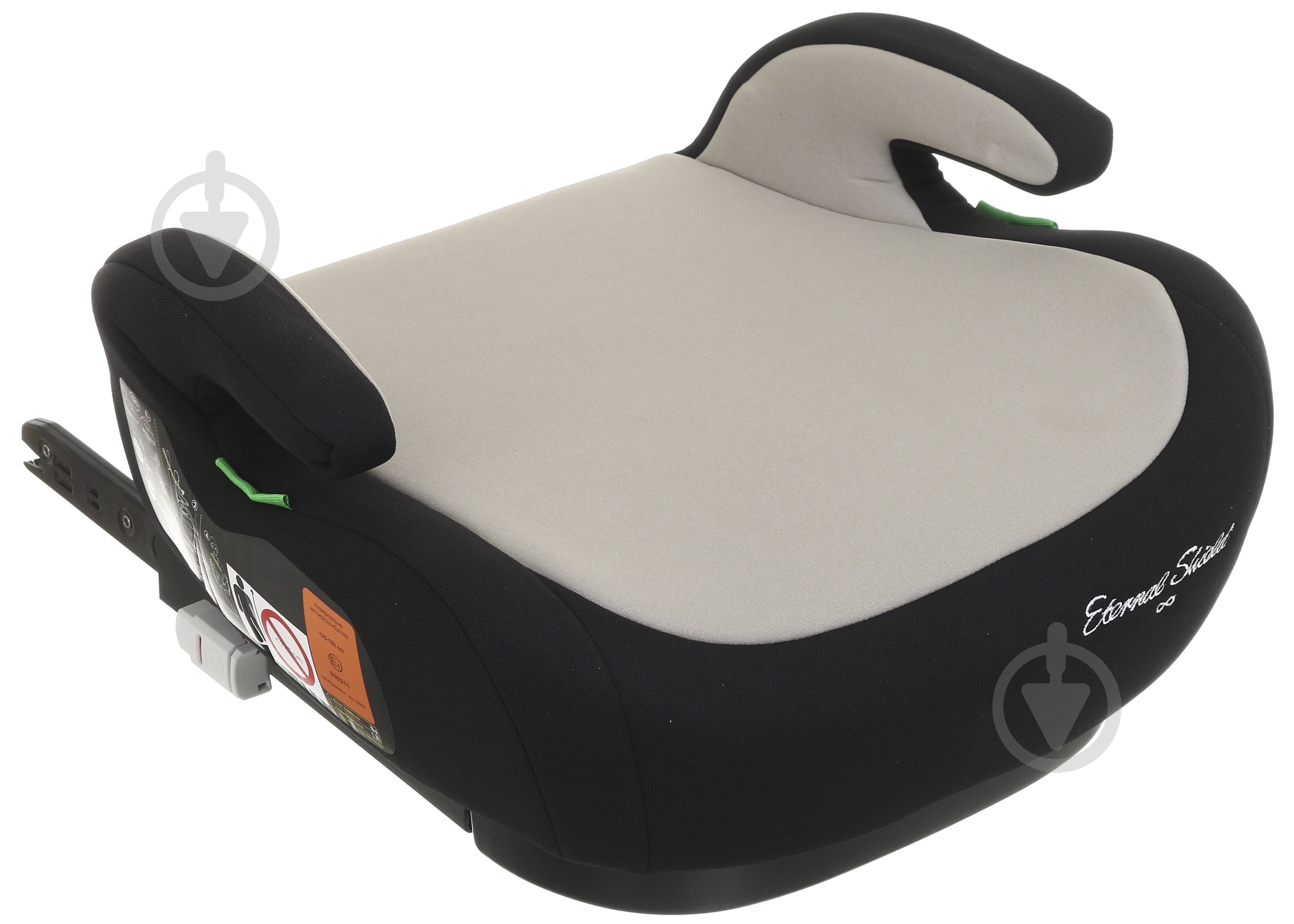 Автокресло-бустер Eternal Shield Champion II CC15-B с isofix серый с черным - фото 3