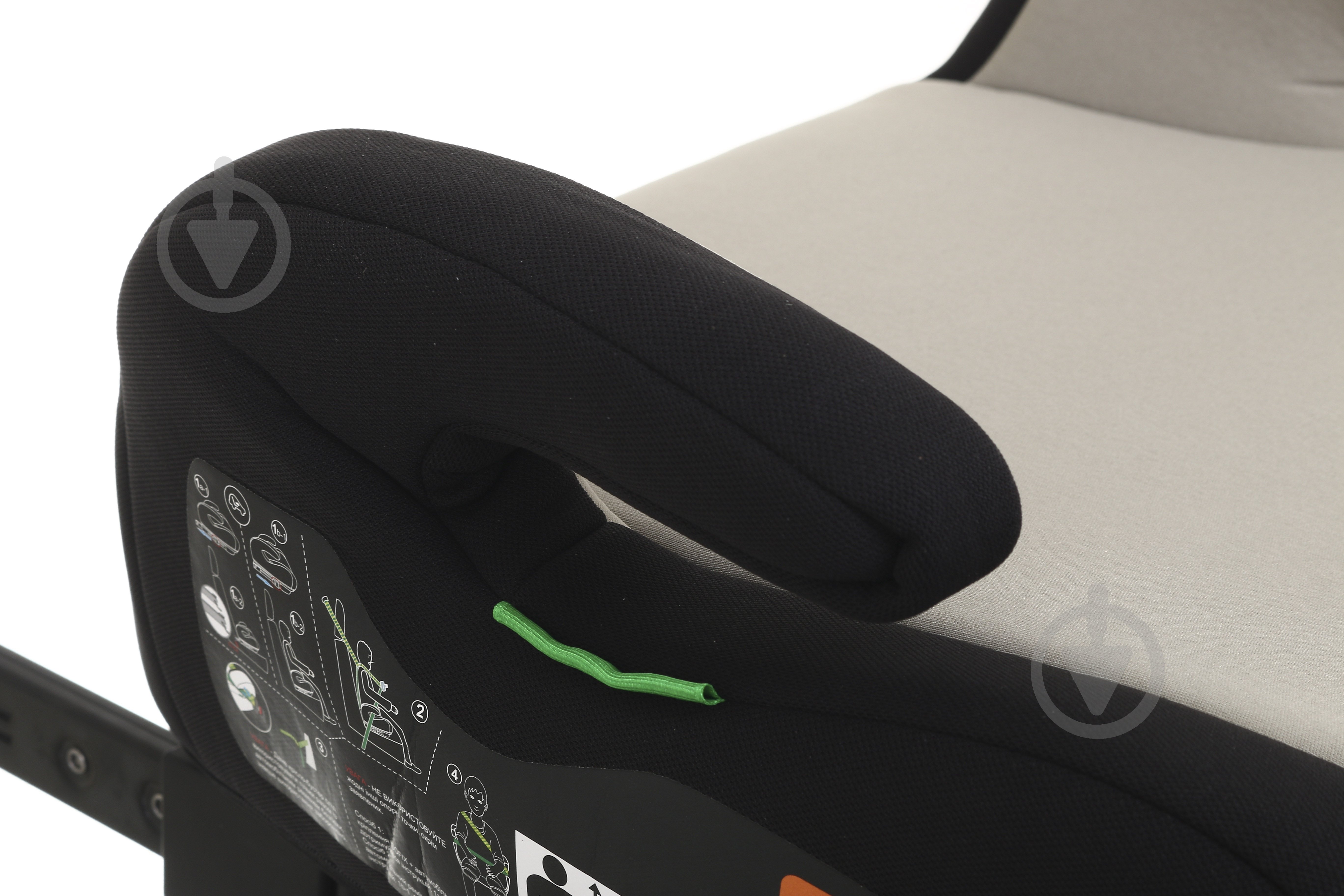 Автокресло-бустер Eternal Shield Champion II CC15-B с isofix серый с черным - фото 5