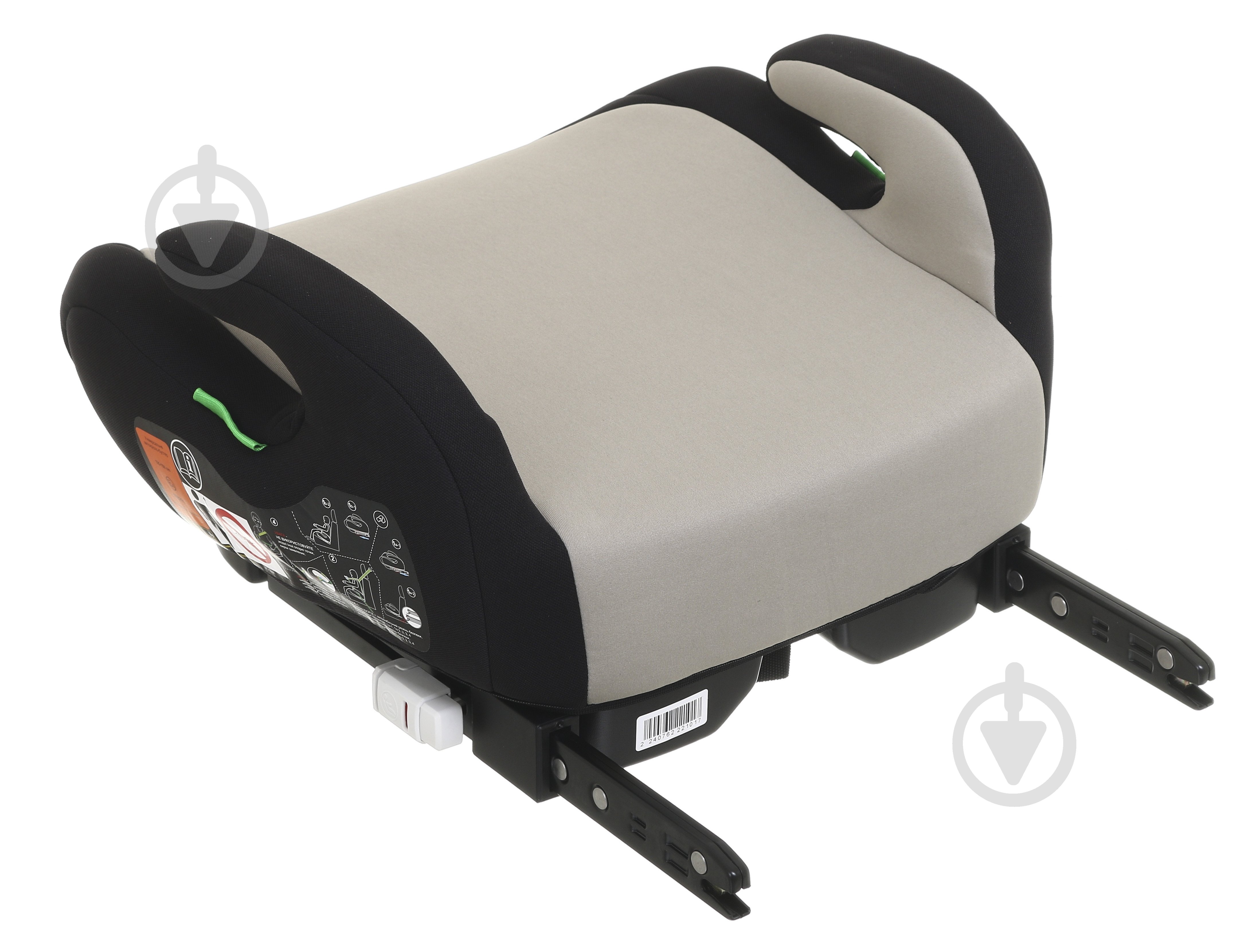 Автокресло-бустер Eternal Shield Champion II CC15-B с isofix серый с черным - фото 6