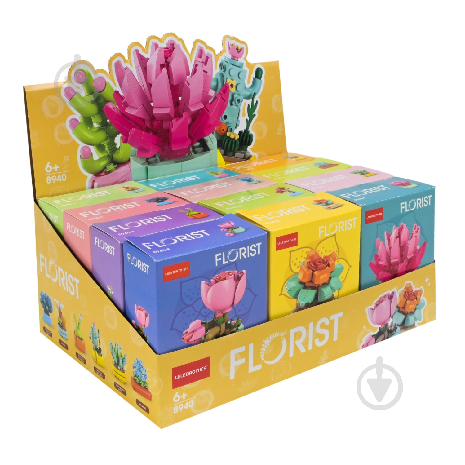 Конструктор Цветы 8940 - фото 15 Конструктор Цветы 8940 - фото 15