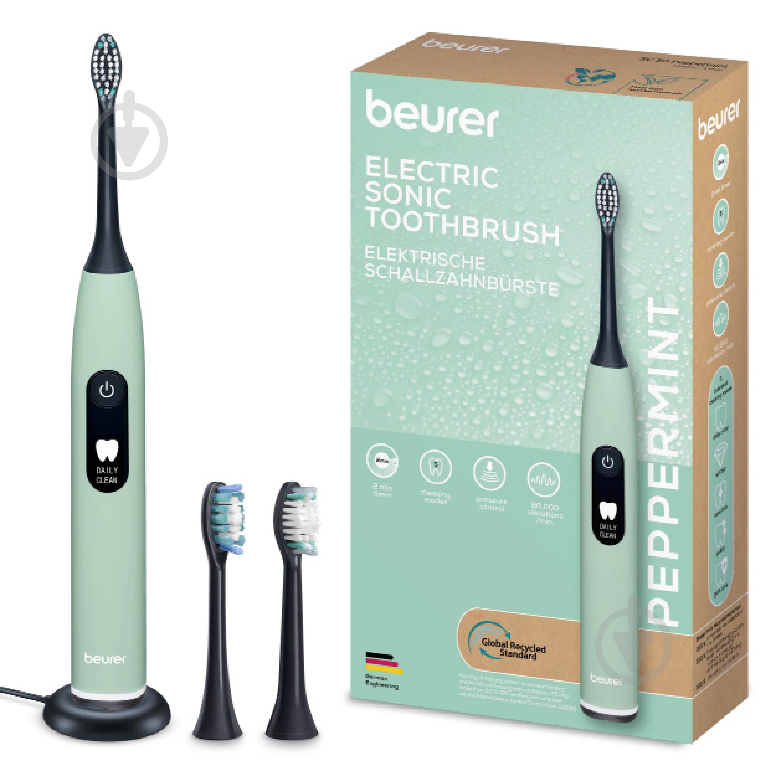 Электрическая зубная щетка Beurer SC 50 Peppermint GP - фото 1 Электрическая зубная щетка Beurer SC 50 Peppermint GP - фото 1