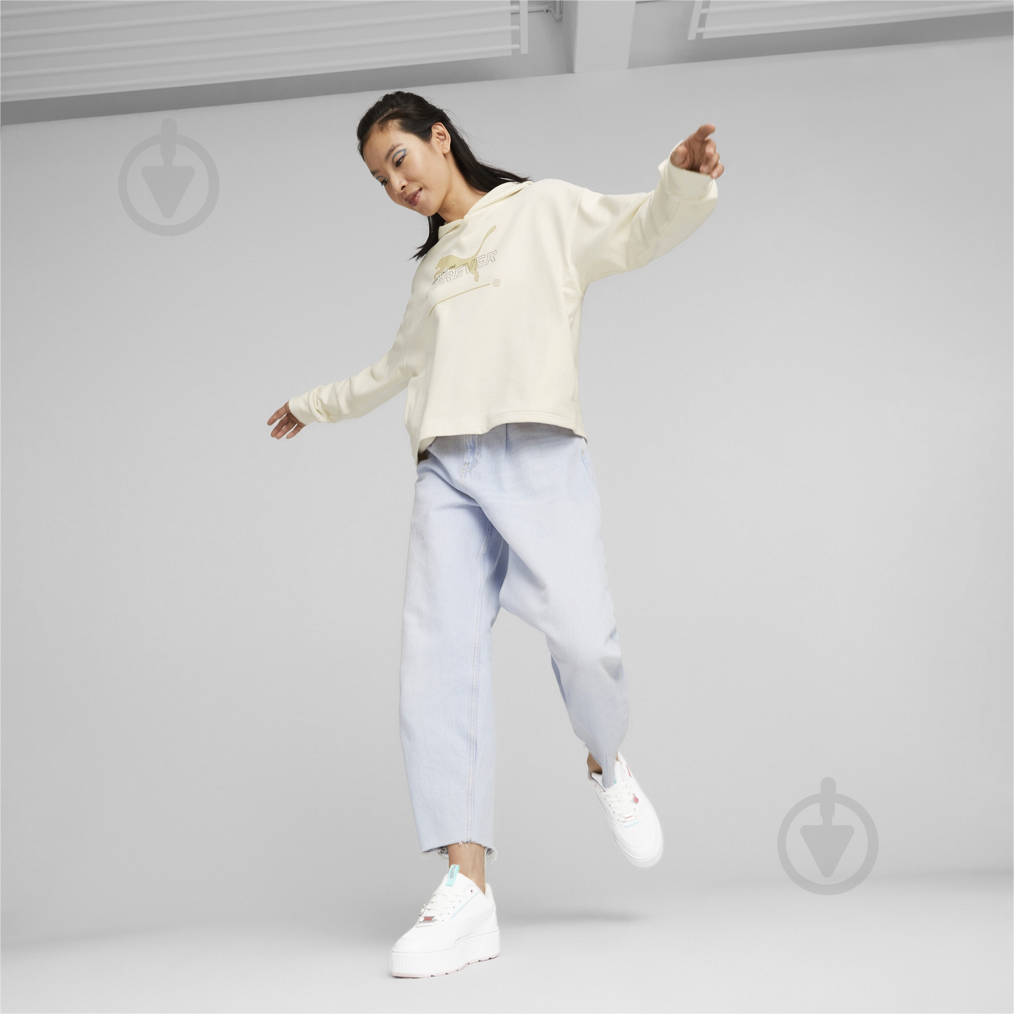 Джемпер Puma ESS+ BETTER HOODIE TR 67329899 р.L бежевый - фото 4