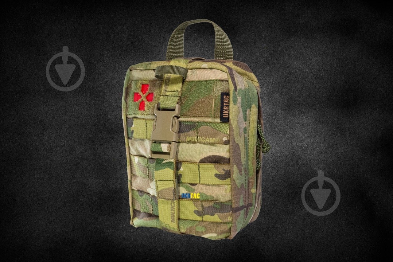 Подсумок UKRTAC под тактическую военную Аптечку (Multicam) - фото 4 Подсумок UKRTAC под тактическую военную Аптечку (Multicam) - фото 4