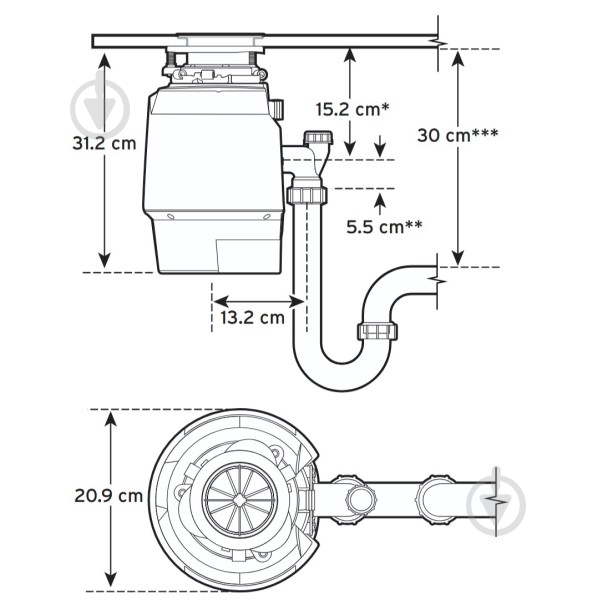 Подрібнювач харчових відходів IN SINK ERATOR Premium 550 - фото 14