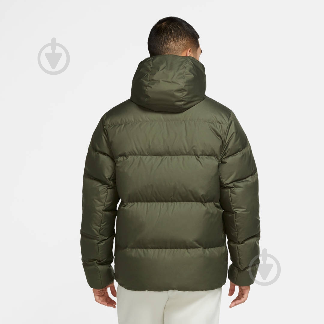 Куртка мужская зимняя Nike M NSW DWN FIL WR JKT SHLD CU4404-380 р.S зеленая - фото 3