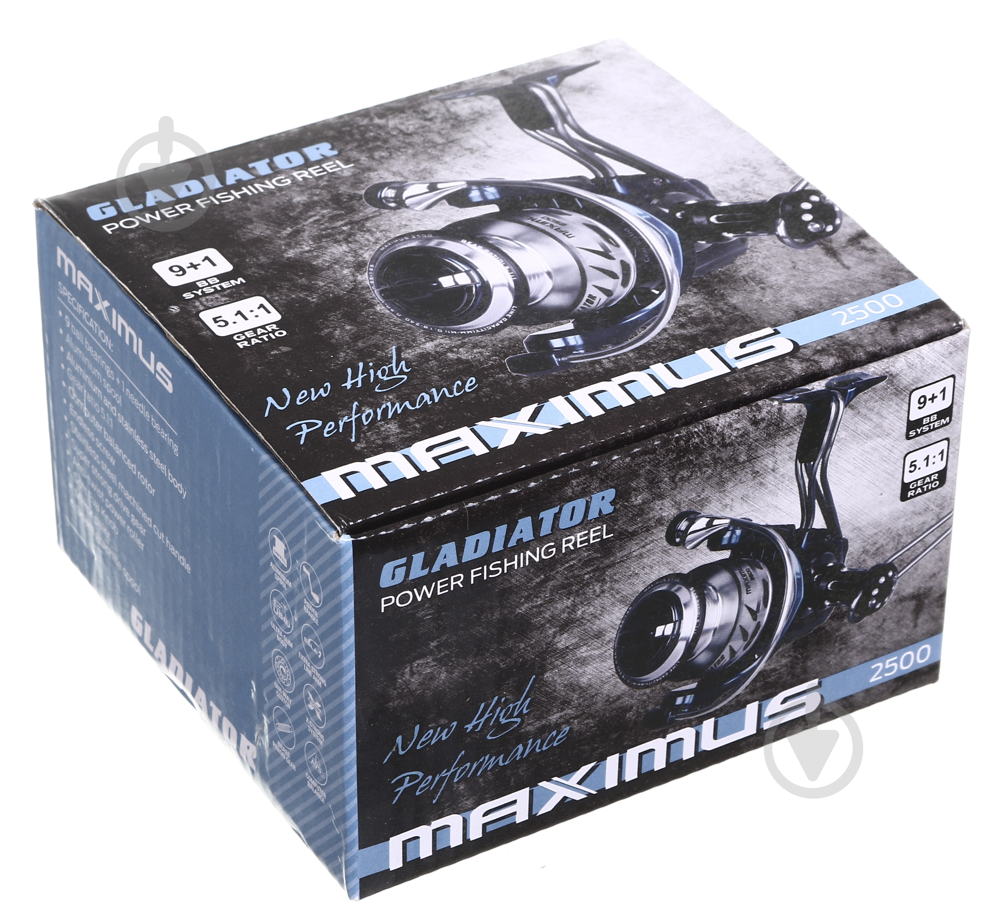 Котушка безінерційна Gladiator MAXIMUS 9+1 FD 2500 - фото 4