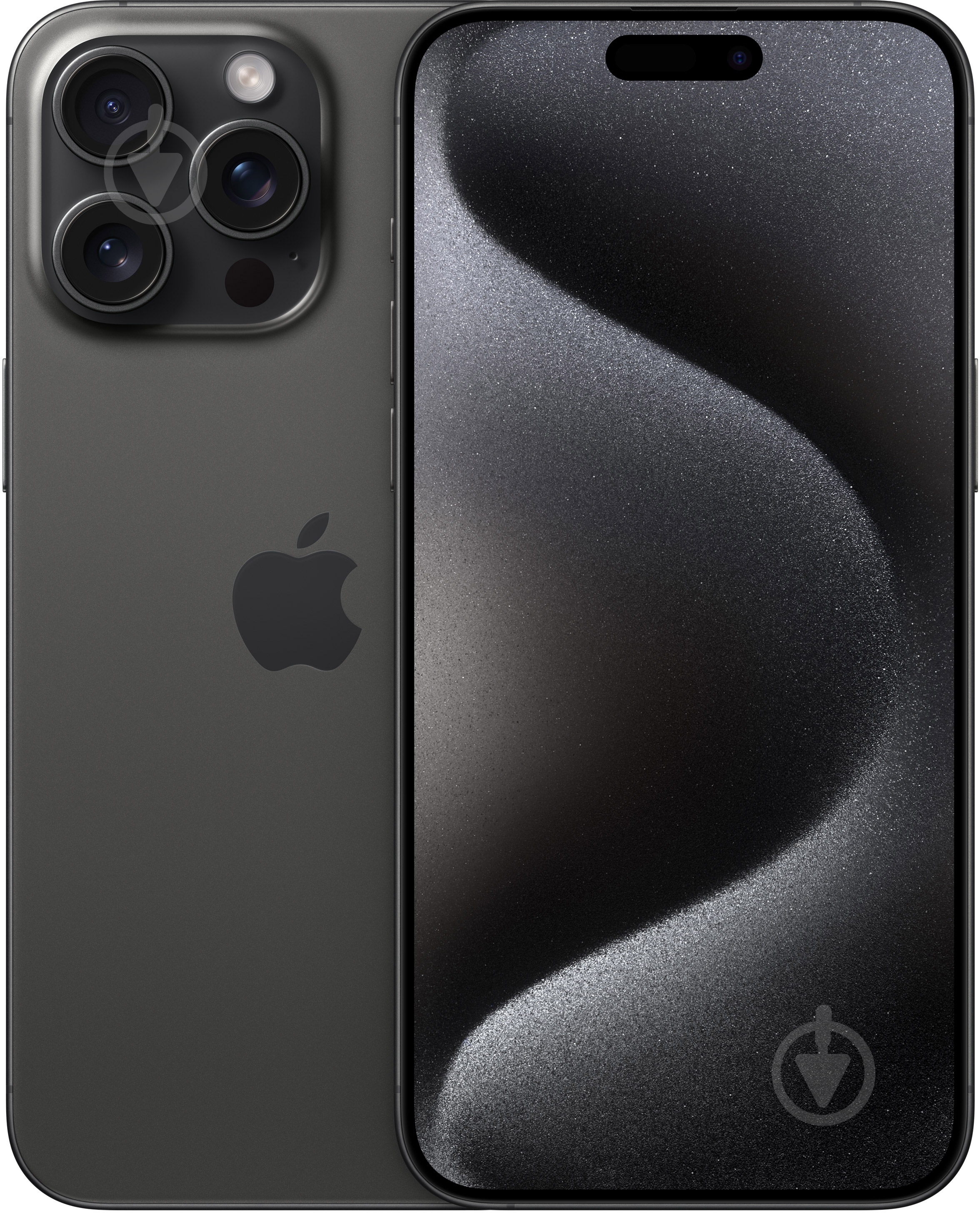 Смартфон Apple iPhone 15 Pro Max 256GB Black Titanium (MU773RX/A) - фото 1