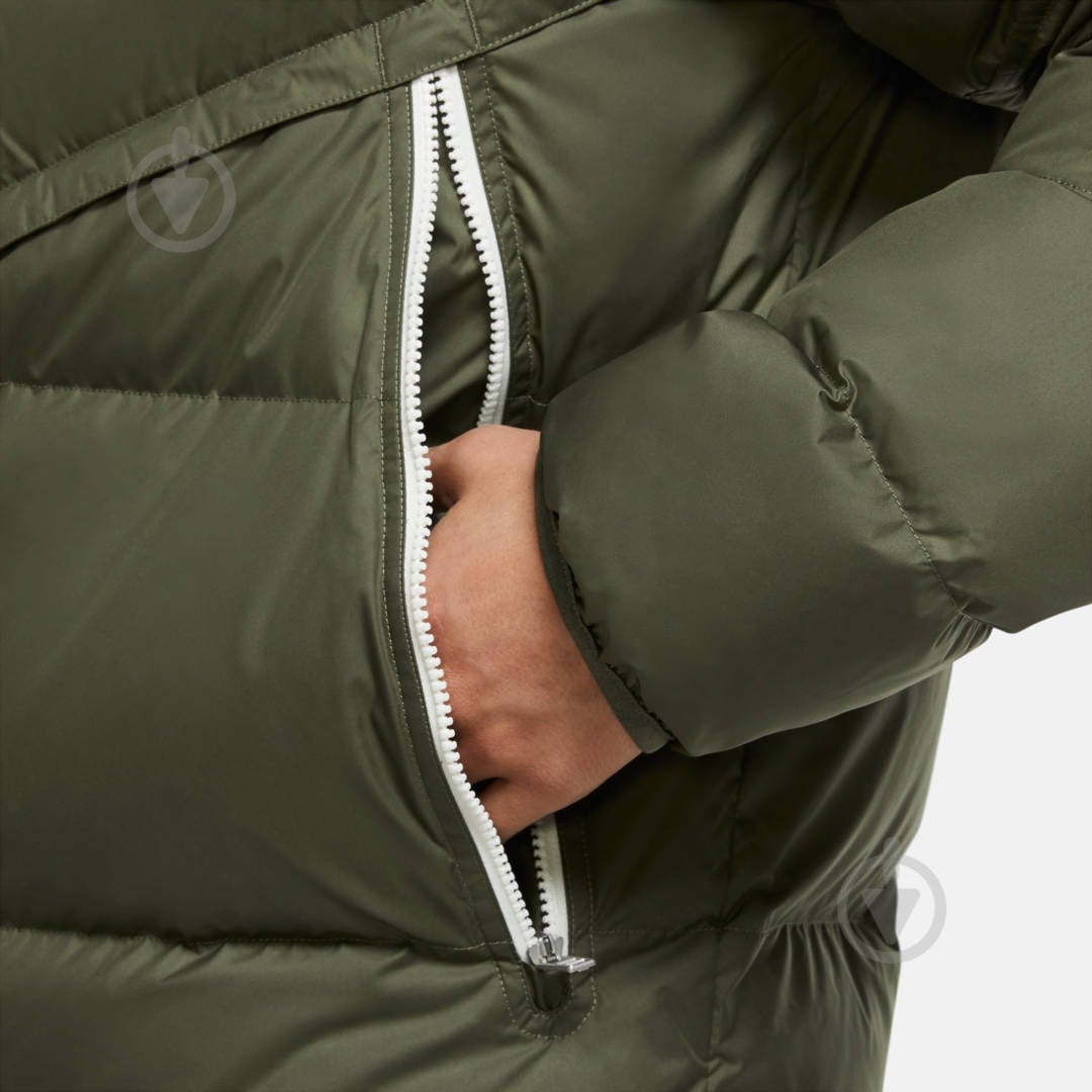 Куртка чоловіча зимова Nike M NSW DWN FIL WR JKT SHLD CU4404-380 р.XL зелена - фото 4