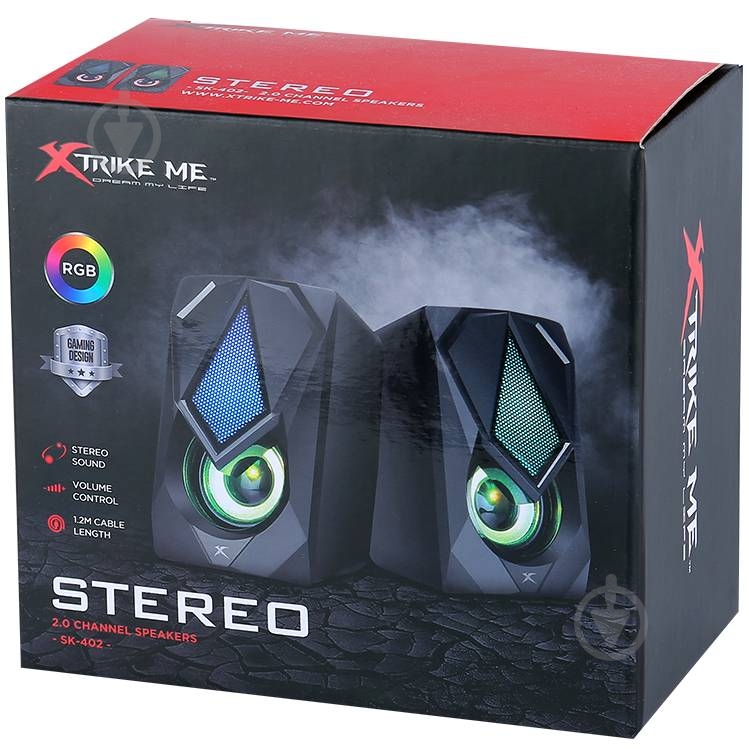 Акустическая система Xtrike SK-402 2.0 black - фото 4