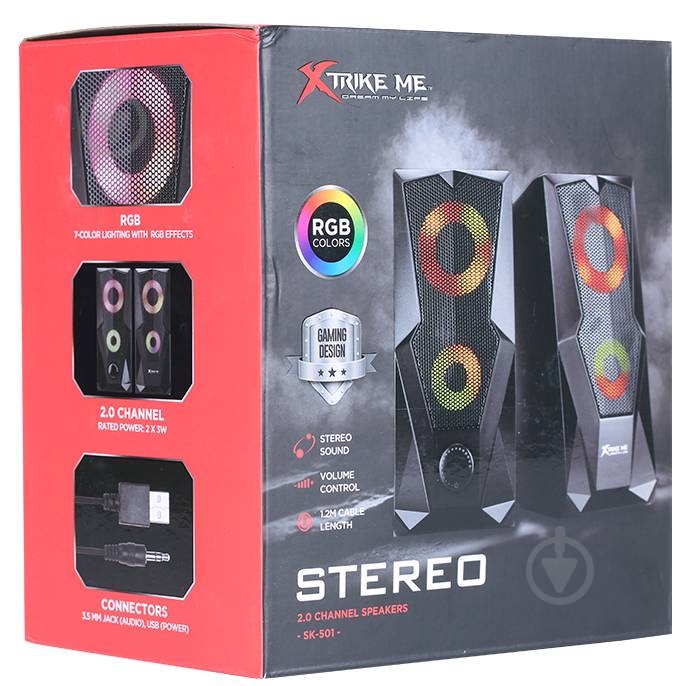 Акустическая система Xtrike SK-501 2.0 black - фото 4 Акустическая система Xtrike SK-501 2.0 black - фото 4