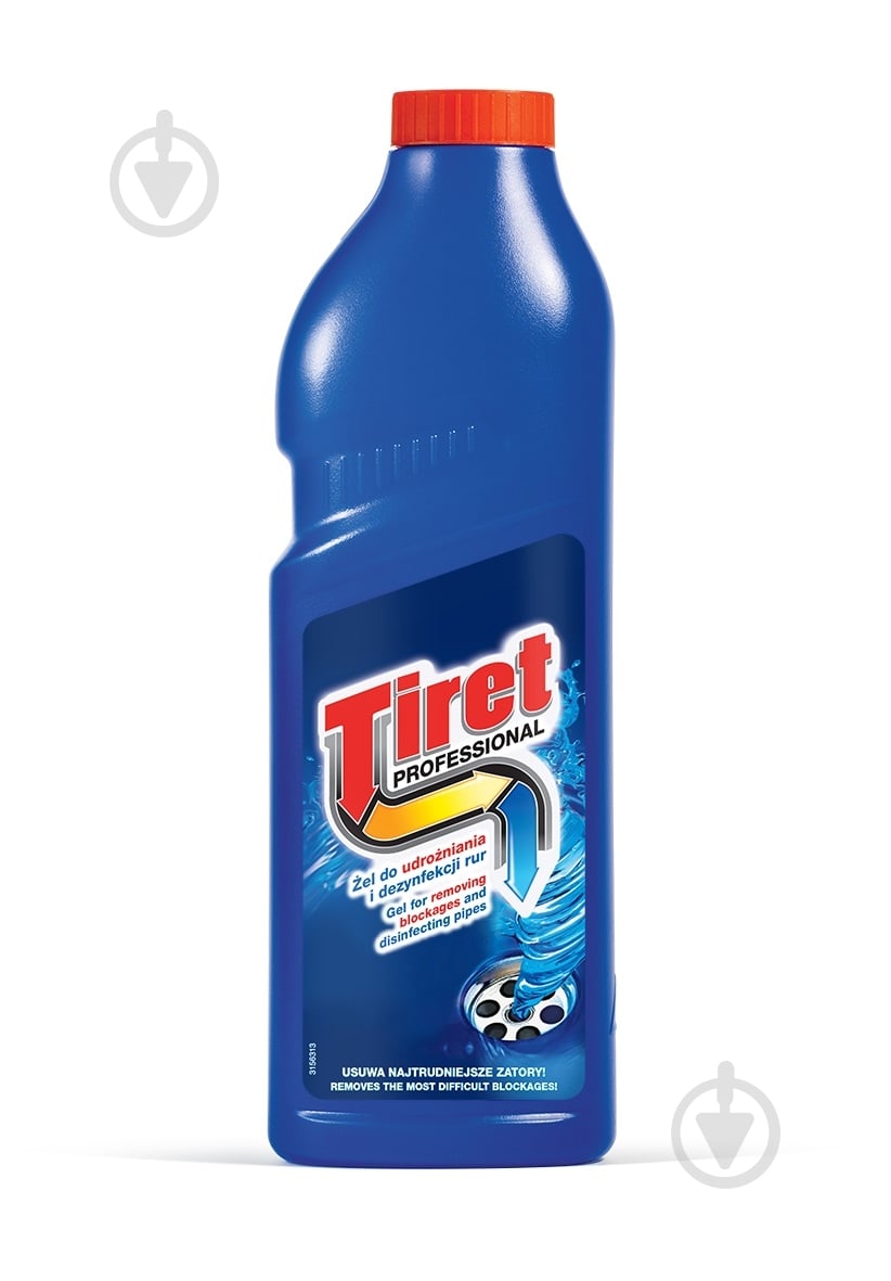 Гель для чистки труб Tiret Professional 1 л - фото 1